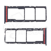 Держатель SIM для Infinix Smart 7 Plus (X6517) Черный