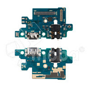 Шлейф для Samsung Galaxy A40 (A405F) плата системный разъем/разъем гарнитуры/микрофон - Премиум