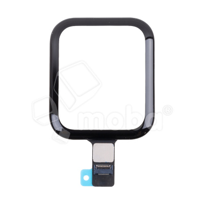 Стекло для переклейки Apple Watch 5/SE/SE 2022/SE 2023 (40 мм) в сборе с тачскрином и OCA пленкой Черный - OR (Feaglet)