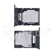 Держатель SIM для Xiaomi Redmi Note 13 4G (23129RAA4G/23124RA7EO/23129RA5FL) Черный