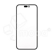 Стекло для переклейки iPhone 14 Pro Max (A2895) с OCA пленкой Черный - OR (Mitsubishi)