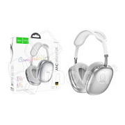 Беспроводные наушники Bluetooth Hoco W55 Plus (накладные, активное шумоподавление) Серебро