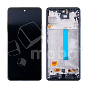 Дисплей для Samsung Galaxy A53 5G (A536B) модуль с рамкой Черный - (OLED) (Small Size)