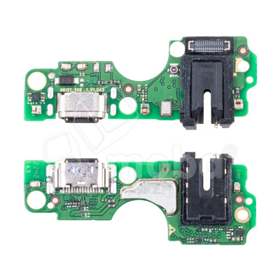 Шлейф для Tecno Spark Go 2023 (BF7) плата на системный разъем/разъем гарнитуры/микрофон - Премиум