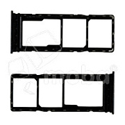 Держатель SIM для Infinix Smart 10 Plus (X6725C) Черный