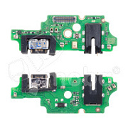 Шлейф для Tecno Pova 6 Neo (LI6) плата на системный разъем/разъем гарнитуры/микрофон - Премиум