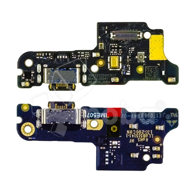 Шлейф для Xiaomi Redmi 14C/Poco C75 (2411DRN47C/2410FPCC5G) плата на системный разъем/микрофон - Премиум