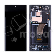 Дисплей для Samsung Galaxy S23 Ultra (S918B) модуль с рамкой Черный - OR (SP)