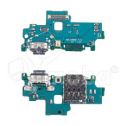 Шлейф для Samsung Galaxy A36 5G (A366B) плата системный разъем/разъем SIM/микрофон - Премиум