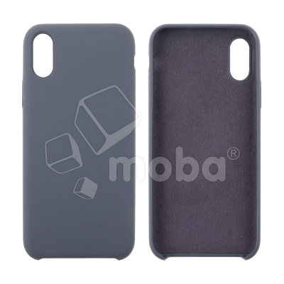 Чехол-накладка Soft Touch для iPhone X/Xs Графит