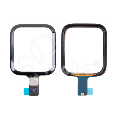 Стекло для переклейки Apple Watch 5/SE/SE 2022/SE 2023 (44 мм) в сборе с тачскрином и OCA пленкой сапфировое Черный