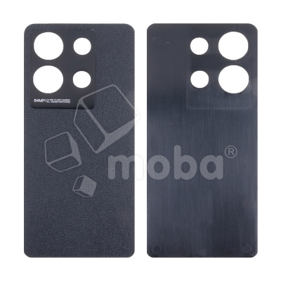 Задняя крышка для Infinix Note 30 4G (X6833B/X6716B) Черный (имитация кожи)