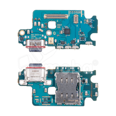 Шлейф для Samsung Galaxy S25 (S931B) плата на системный разъем/разъем SIM/микрофон - Премиум