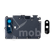 Стекло камеры для Xiaomi Redmi 9A (M2006C3LG) в сборе с рамкой Черный