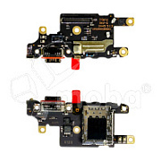 Шлейф для Xiaomi Poco X7 Pro (2412DPC0AG) плата системный разъем/разъем SIM/микрофон - Премиум
