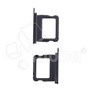 Держатель SIM для iPhone 16/16 Plus (1 Sim) (A3287/A3286/A3290/A3289) Черный