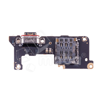 Шлейф для Xiaomi 15T (25069PTEBG) плата системный разъем/разъем SIM/микрофон - Премиум