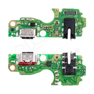Шлейф для OPPO A60 (CPH2631) плата на системный разъем/разъем гарнитуры/микрофон
