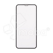 Защитное стекло "Матовое" для iPhone Xr/11 Черный (Закалённое, полное покрытие)