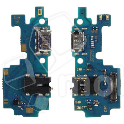Шлейф для Samsung Galaxy A21s (A217F) плата системный разъем/разъем гарнитуры/микрофон