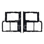 Держатель SIM для Samsung Galaxy A01 Core (A013F) Черный