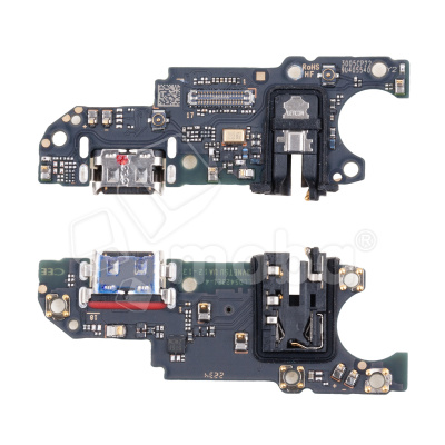 Шлейф для Huawei Honor X6/X8 5G (VNE-LX1/VNE-N41) плата на системный разъем/разъем гарнитуры/микрофон - Премиум