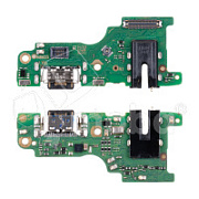 Шлейф для Infinix Hot 60 Pro (X6885) плата на системный разъем/разъем гарнитуры/микрофон - Премиум