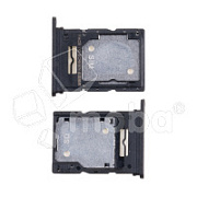 Держатель SIM для Xiaomi Redmi Note 14 4G (24117RN76O/24117RN76G) Черный