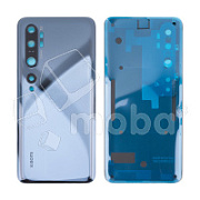 Задняя крышка для Xiaomi Mi Note 10/10 Pro (M1910F4G/M1910F4S) Черный - Премиум