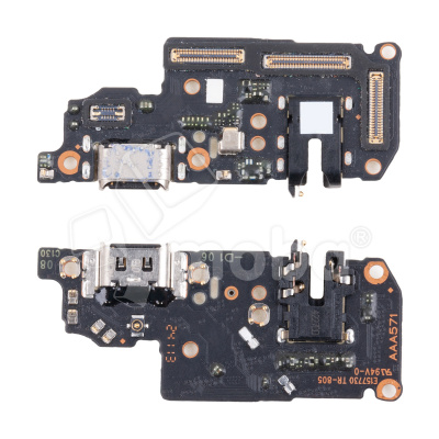 Шлейф для OnePlus Nord CE4 Lite 5G (CPH2619/CPH2621) плата системный разъем/разъем SIM/микрофон - Премиум