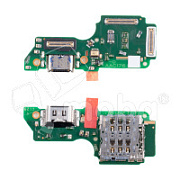 Шлейф для OPPO Reno 12 F 4G (CPH2687) плата системный разъем/разъем SIM/микрофон