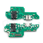 Шлейф для Huawei Honor 7X (BND-L21) плата на системный разъем/разъем гарнитуры/микрофон