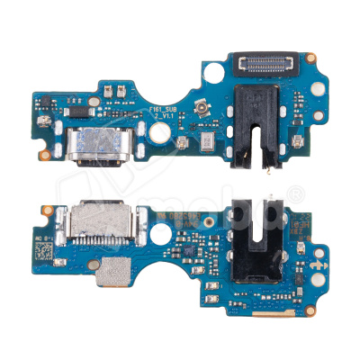 Шлейф для Tecno Pova 4 (LG7n) плата на системный разъем/разъем гарнитуры/микрофон - Премиум