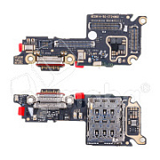 Шлейф для Xiaomi 14 (23127PN0CG) плата системный разъем/разъем SIM/микрофон