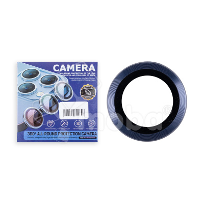 Защитное стекло линзы камеры для iPhone 17 Pro/17 Pro Max (комплект 3 шт.) Синий