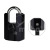 Smart замок GS 141 с отпечатком пальца (навесной) Черный