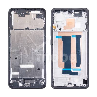 Рамка дисплея для Tecno Spark Go 2 (KM4) Черный (возможен дефект ЛКП)