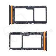 Держатель SIM для Xiaomi Poco M7 4G/Redmi 15 4G (25062PC34G/25062RN2DY) Черный