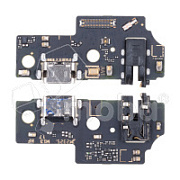 Шлейф для Samsung Galaxy A04 (A045F) плата системный разъем/разъем гарнитуры/микрофон - Премиум