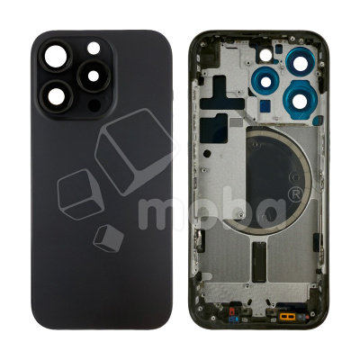 Корпус для iPhone 15 Pro (1 Sim) Черный - Премиум
