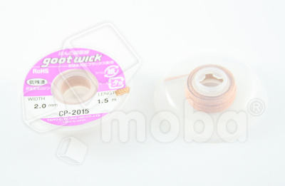 Поглотитель олова (оплётка) Goot Wick (2.0 мм*1.5 м)