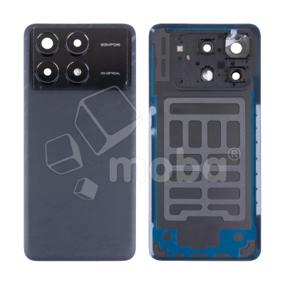 Задняя крышка для Xiaomi Poco F6 Pro (23113RKC6G) Черный - Премиум