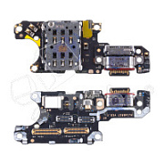 Шлейф для Huawei P50 (ABR-LX9) плата на системный разъем/разъем SIM/микрофон