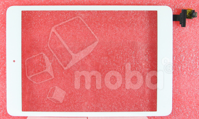 Тачскрин для iPad mini 1/2 2012/2013 (A1432/A1454/A1455/A1489/A1490/A1491) в сборе с микросхемой Белый