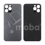 Задняя крышка для iPhone 12 Pro (A2407) Серый (стекло, узкий вырез под камеру, логотип)