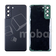 Задняя крышка для Samsung Galaxy S21+ (G996B) Черный - Премиум