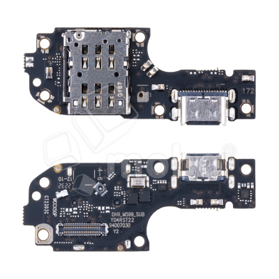 Шлейф для Huawei Nova Y90 (CTR-LX1) плата системный разъем/разъем SIM/микрофон