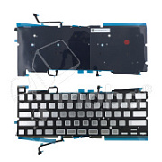 Подсветка клавиатуры для ноутбука MacBook Pro 13" A2251 (2020, прямой Enter RU) Черный