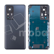 Задняя крышка для Xiaomi 12T (22071212AG) Черный (Матовая) - Премиум