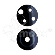 Стекло камеры для Huawei Honor X7 (CMA-LX1/CMA-LX2) (комплект 2 шт.) Черный